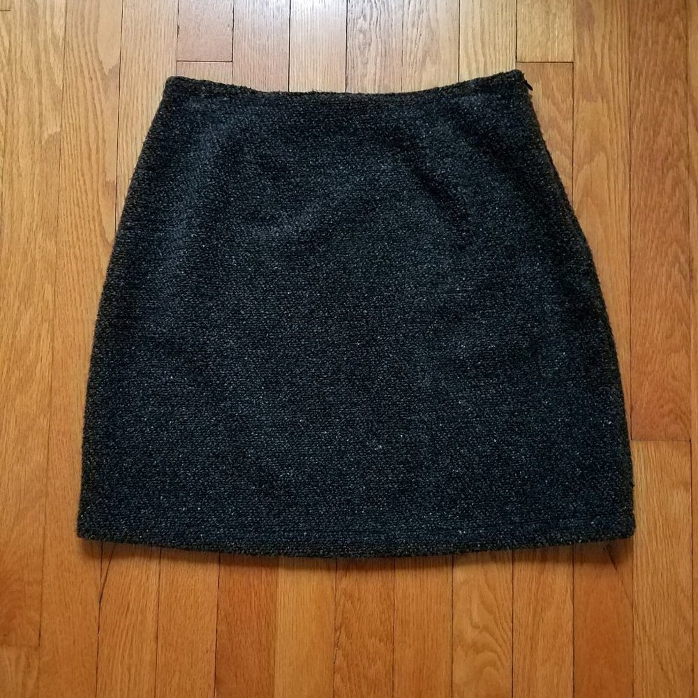 Dakini Brown Boucle Mini Skirt S